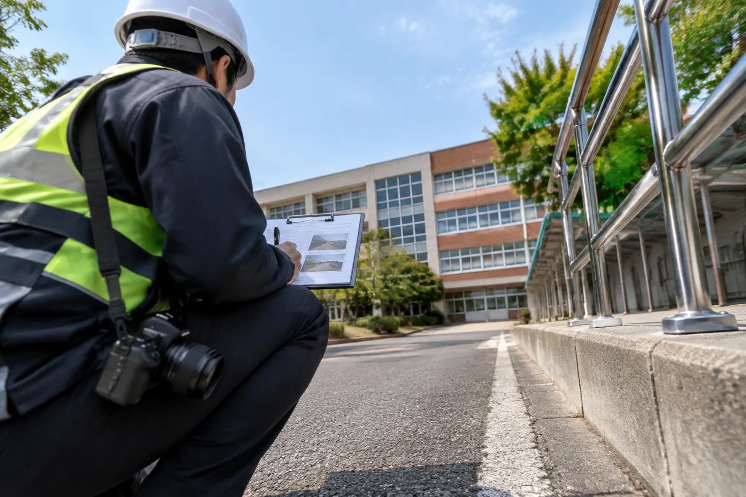 중학교 정기안전점검 시설별 점검표 작성과 부재명 위치